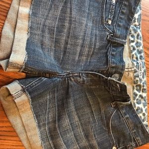 Express jean shorts